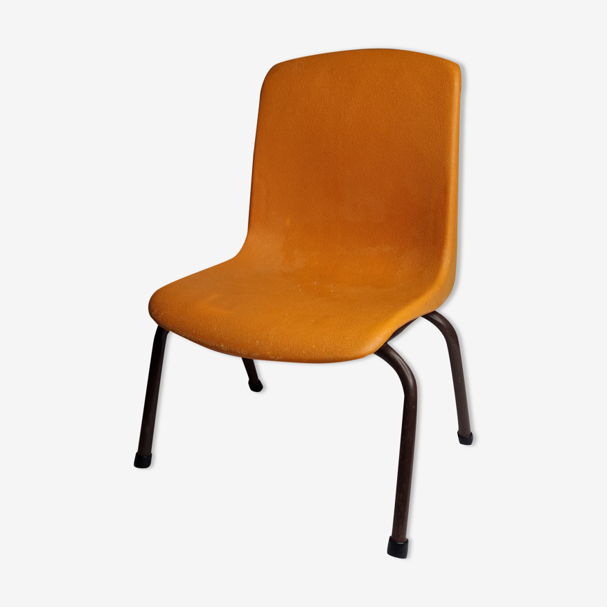 Chaise d'écolier vintage Grosfillex, années 60-70 | Selency
