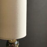 Chrome metal lamp from the 1970s