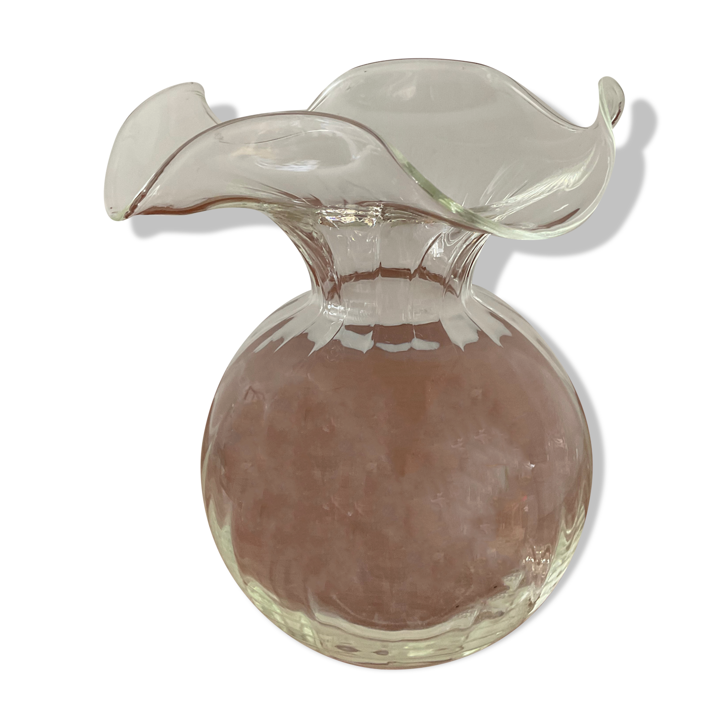 Handkerchief neck vase from the 70s and 80s made in Italy