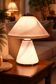 Large Italian table lamp made of Murano glass.