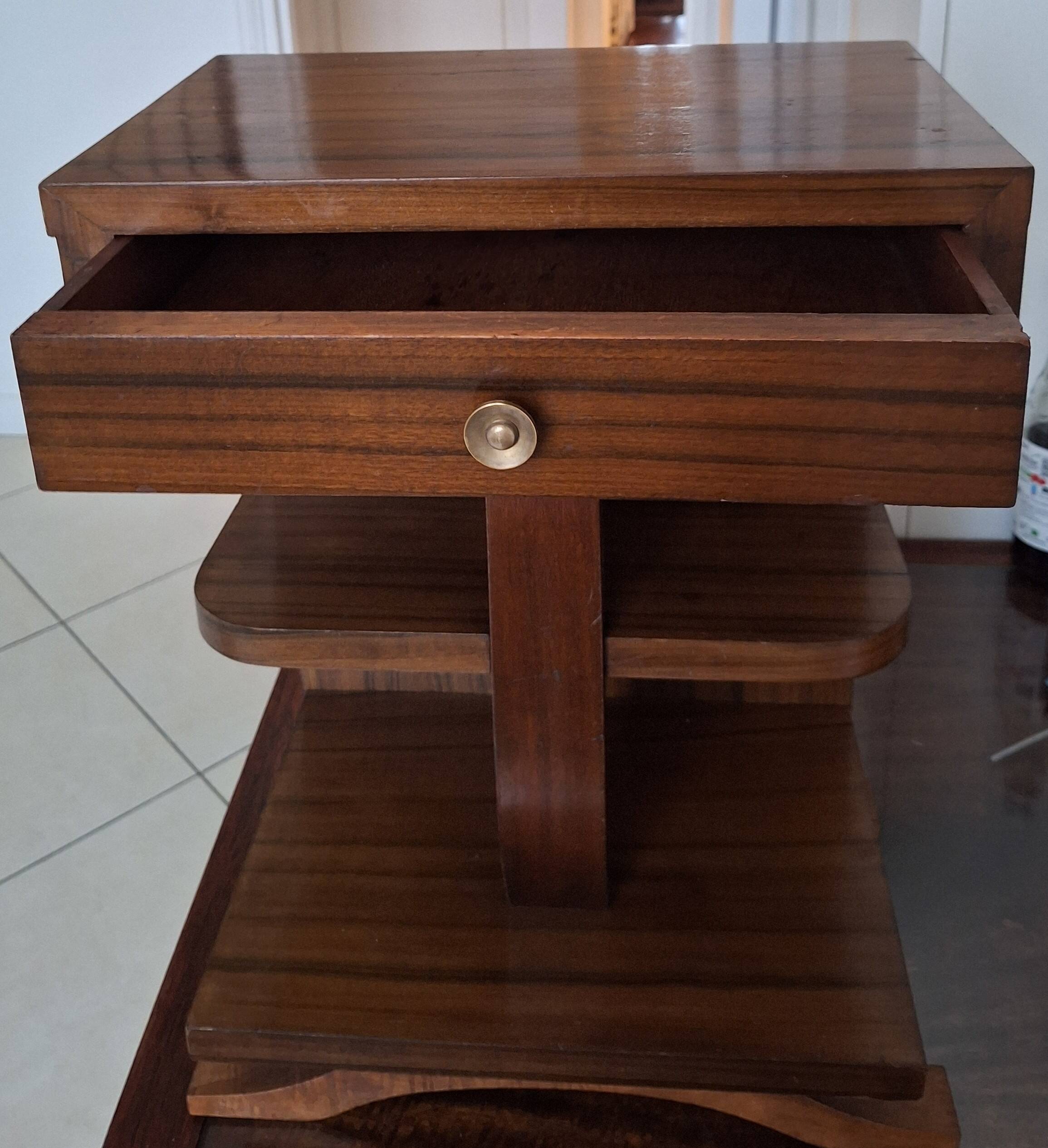 Adorable little Art Deco bedside table