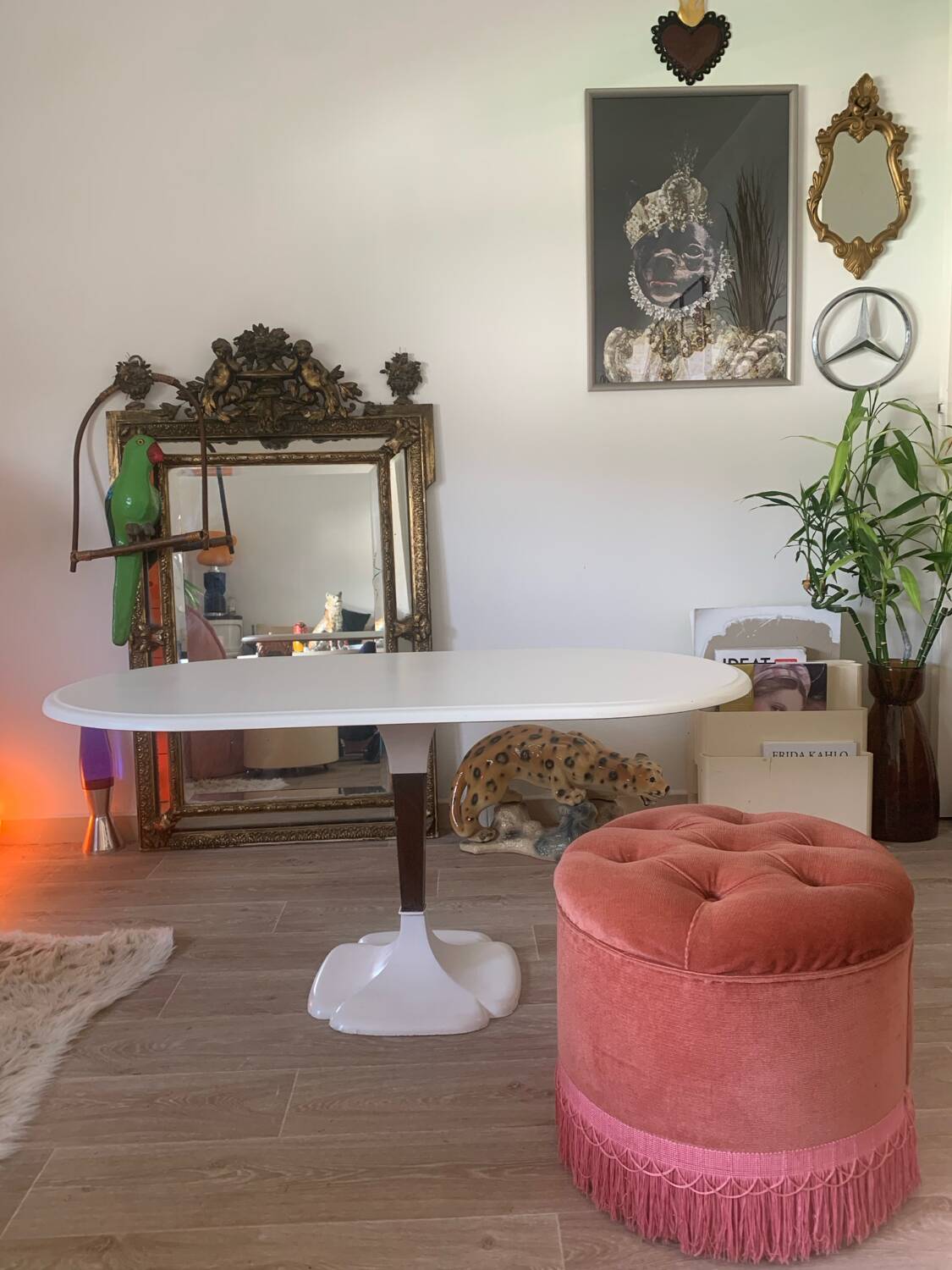 Gautier vintage tulip leg coffee table