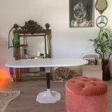 Table basse pied tulipe Gautier vintage