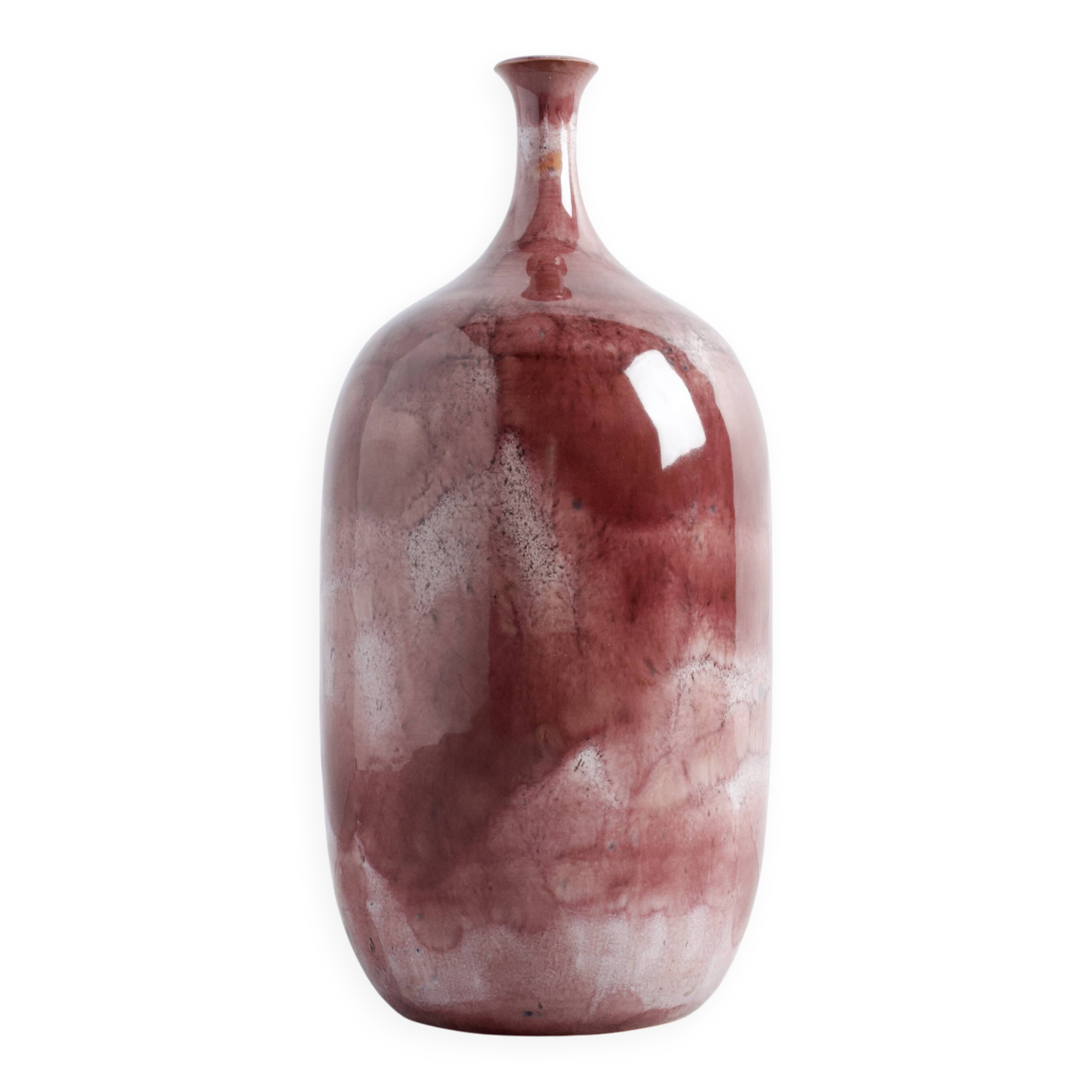 Swedish single-flower vase signed