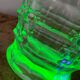 Carafe en ouraline fluorescente