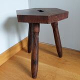Wooden tripod stool