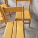 4 chaises vintage