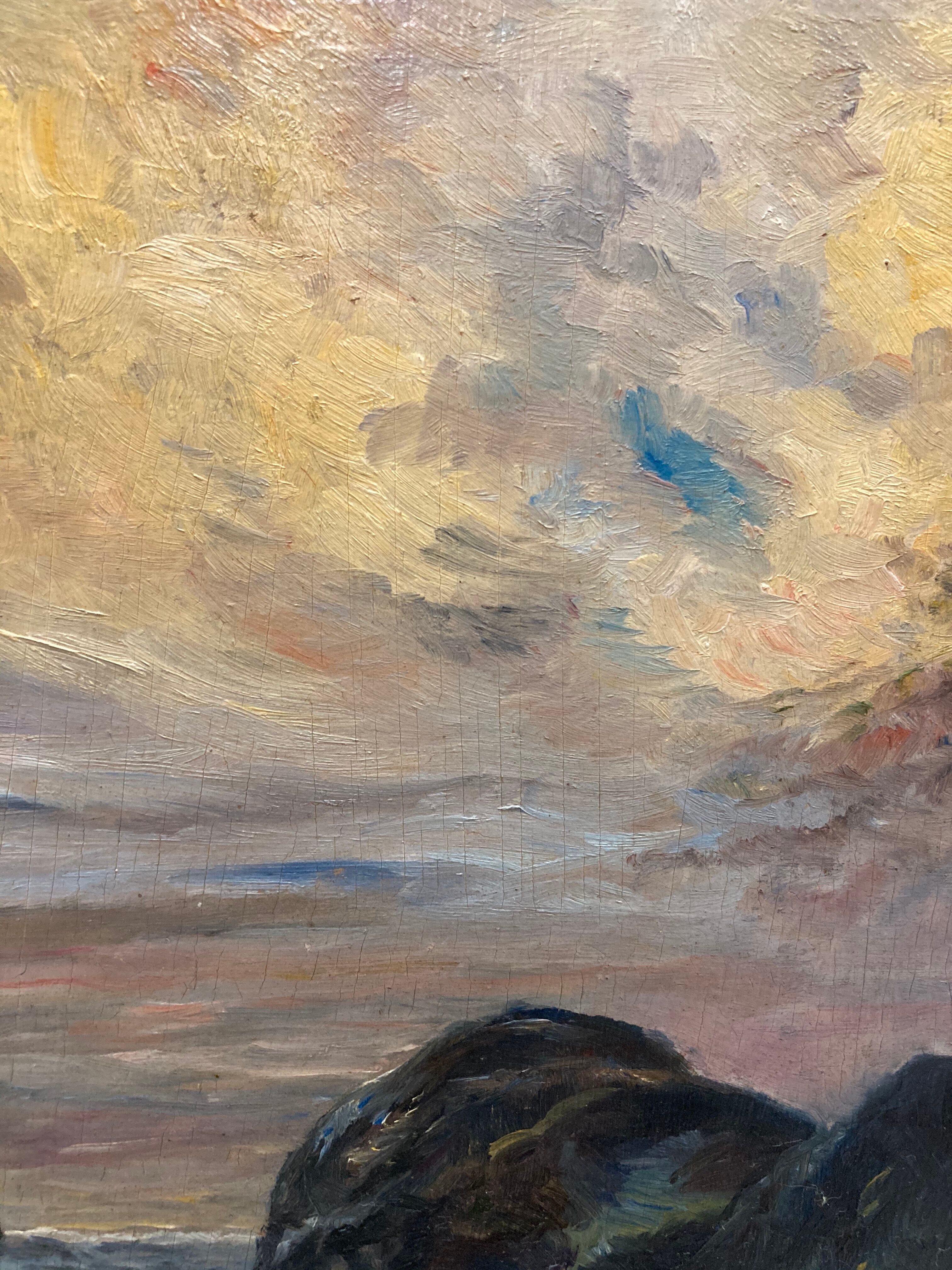 Vintage marine painting