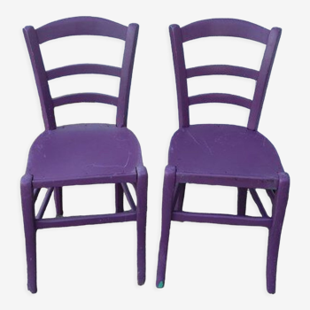 Pair of bistro chairs