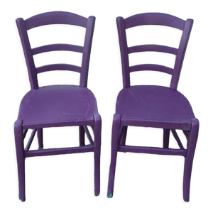 Paire de chaises bistrot