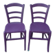 Paire de chaises bistrot