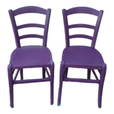 Pair of bistro chairs