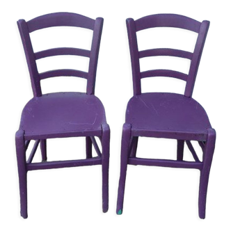 Pair of bistro chairs