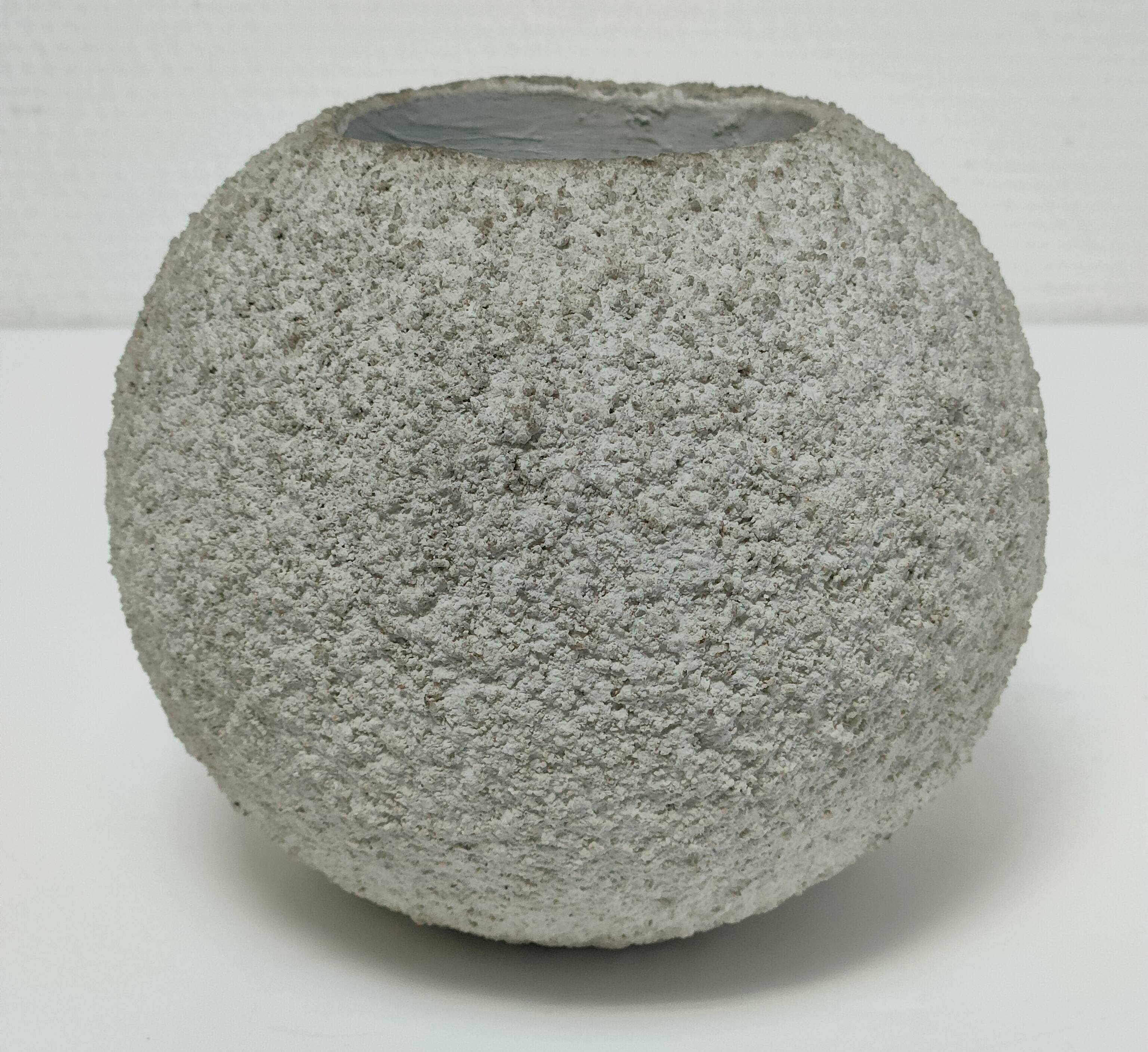 planter ball concrete cement design 60s