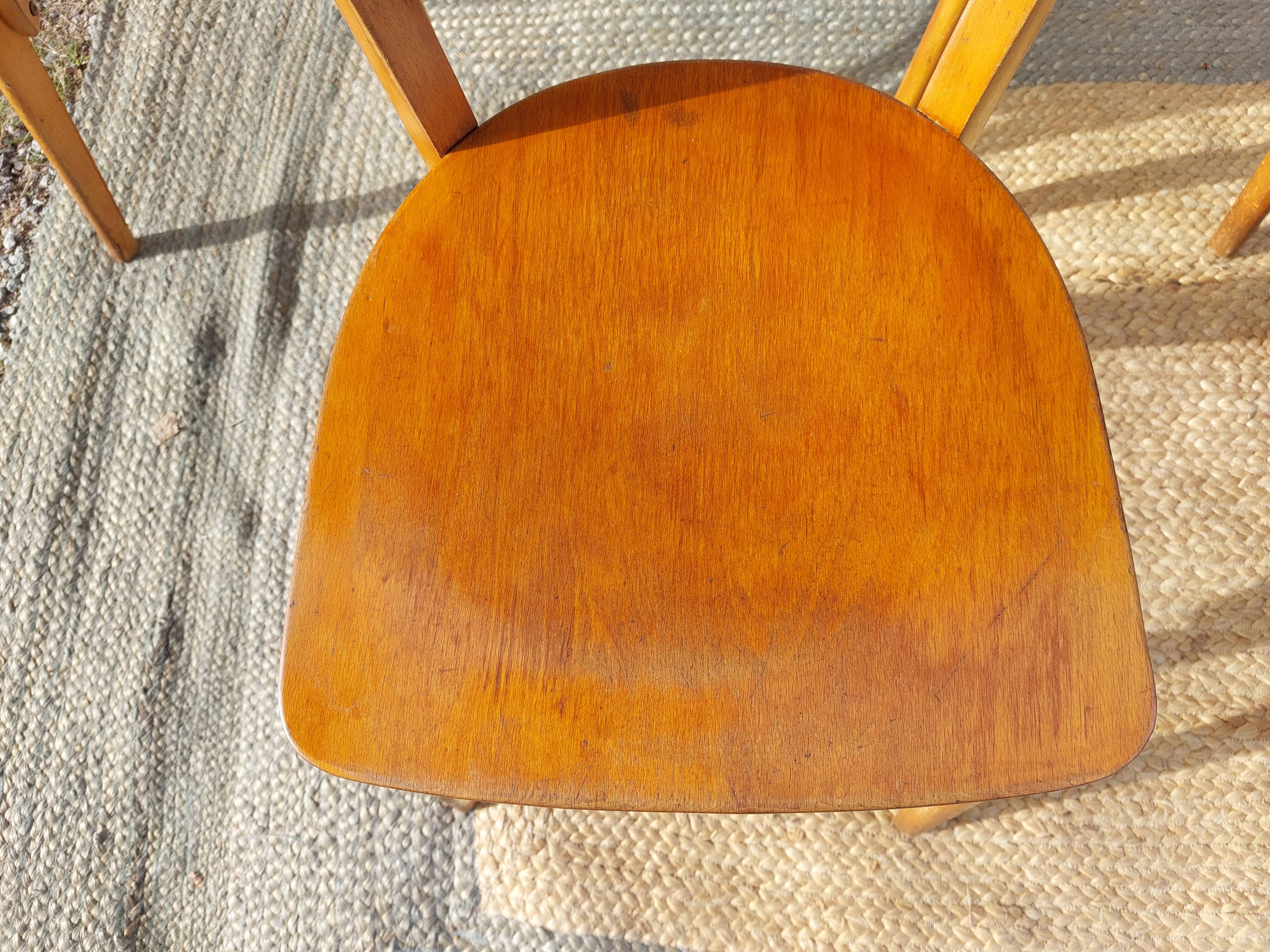 6 chaises bistrot Luterma, vintage