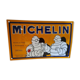 Michelin enamelled plate