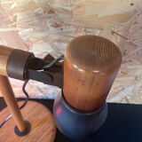 Lampe de bureau en bois année 60/70 Temde