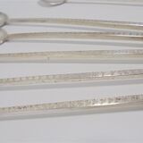 Set of 9 spoons with long handle