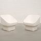 Pair of Douglas Deeds fiberglass Garden lounge chairs for Sintoform, USA