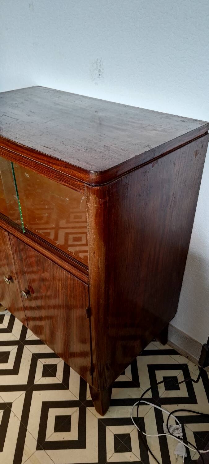 Rosewood bar cabinet