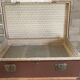 TRAVEL TRUNK RECTANGLE DEBUT XXE WOOD BROWN LEATHER SHEATH