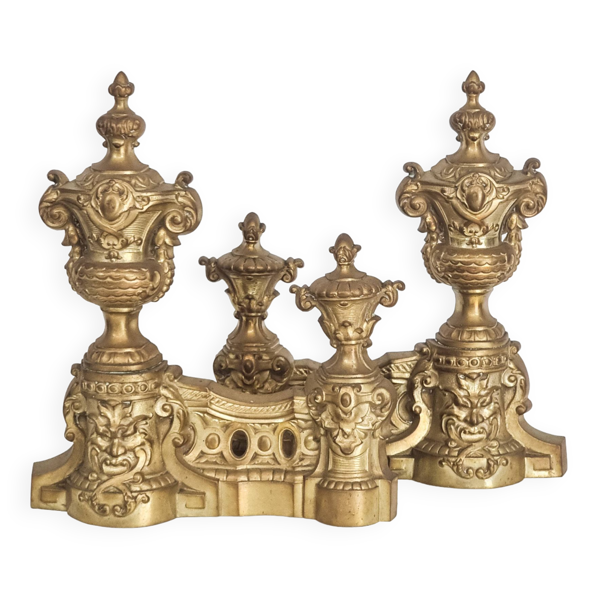 Pair of late 19th andirons