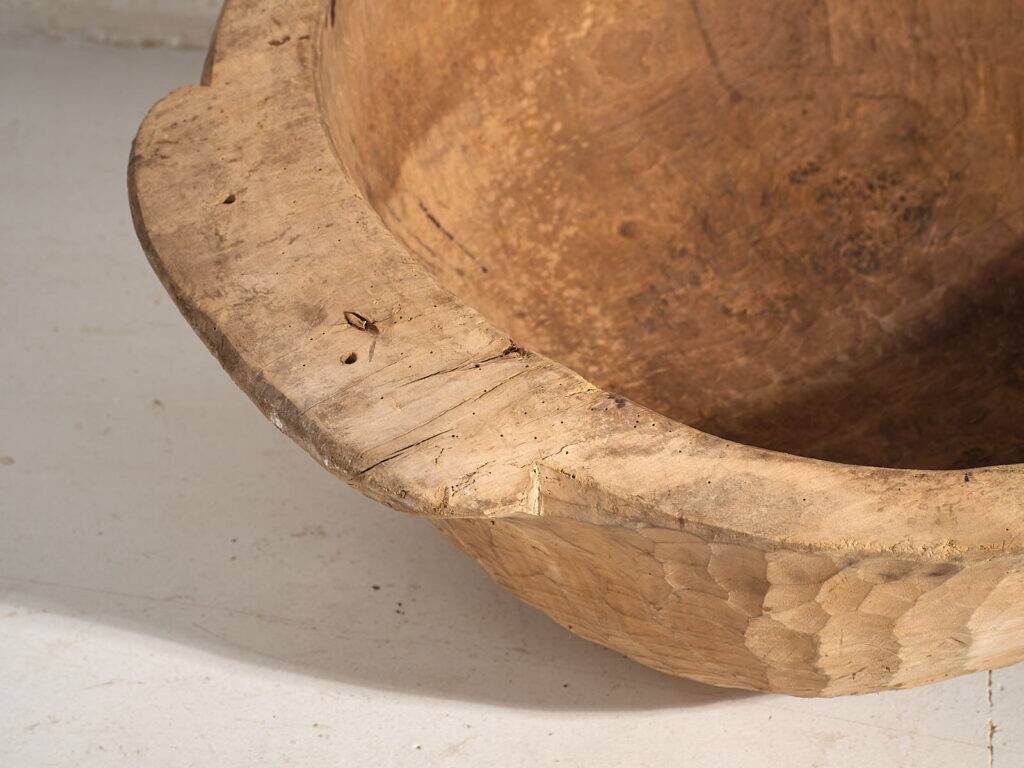 Large antique bowl in primitive style (c.1900) #3