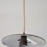 Industrial suspension, green enamel shade
