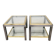 Hollywood Regency Two-Tier Sofa End Tables, 1970s, Set of 2