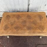 Louis XV style coffee table patinated gray