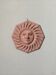 Handmade terracotta sun terracotta vintage bohemian wall decoration