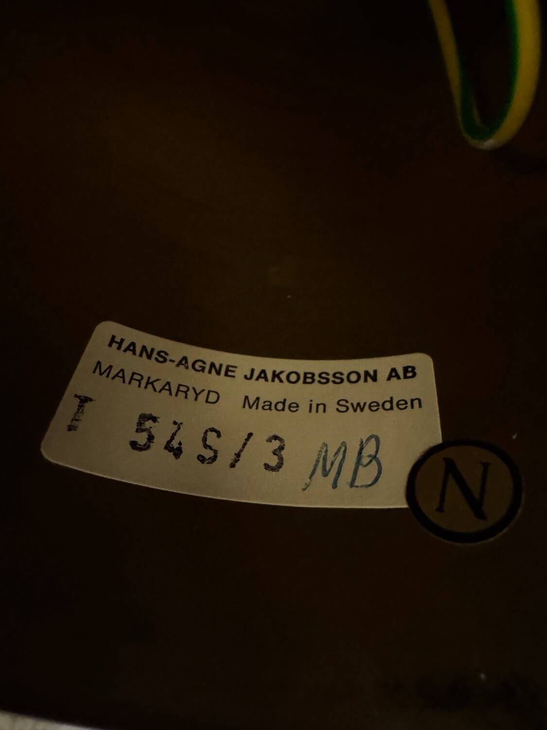 Suspension vintage par Hans-Agne Jakobsson