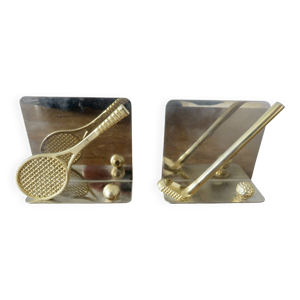 Serre livres en métal