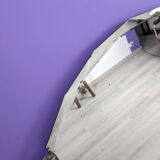 Beveled art deco mirror 127 x 83 cm