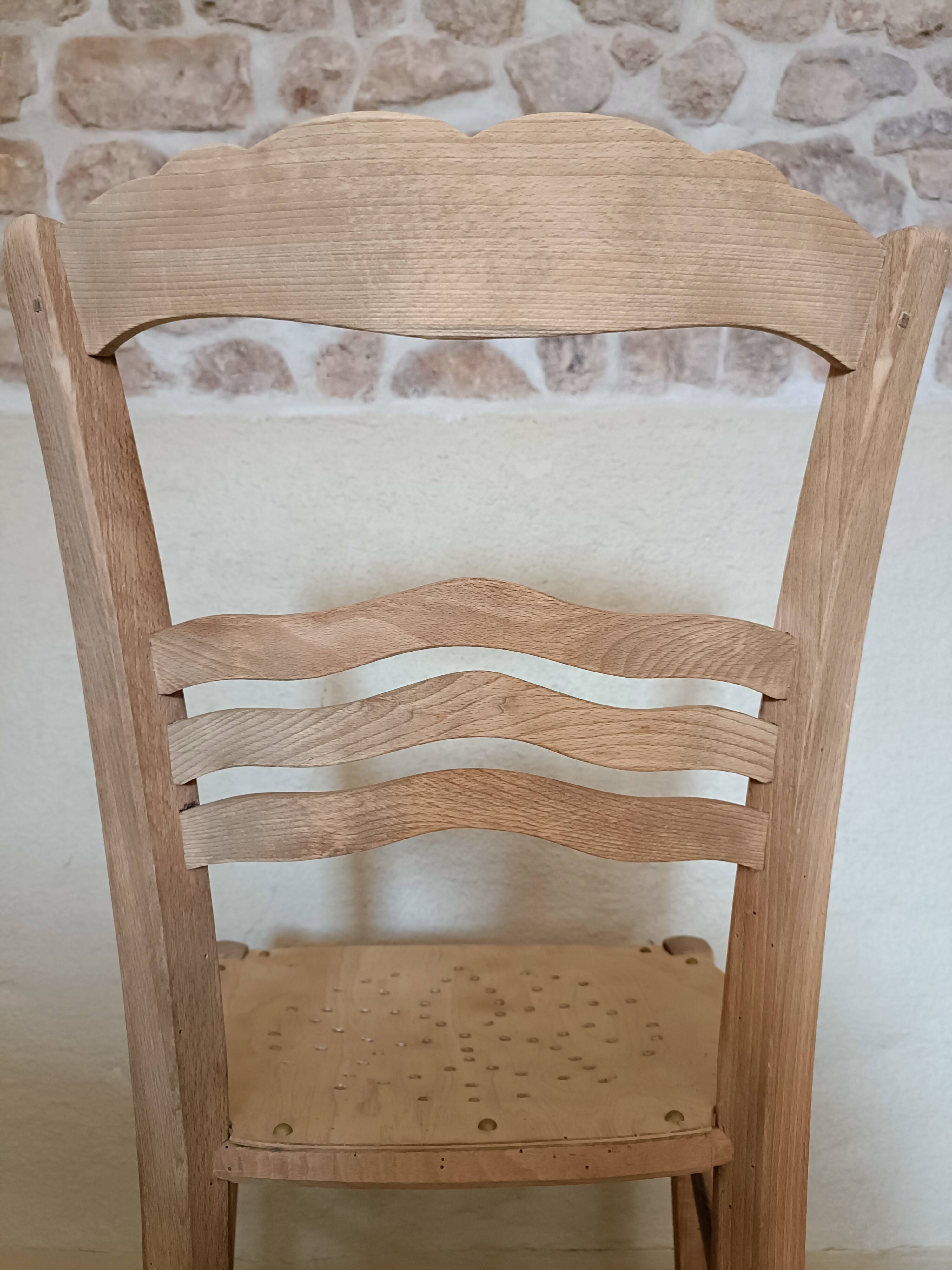 Renovated wooden chair