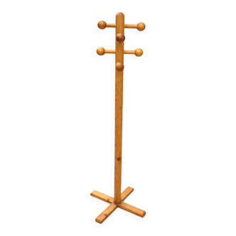 Vintage solid wood coat rack – 180 cm