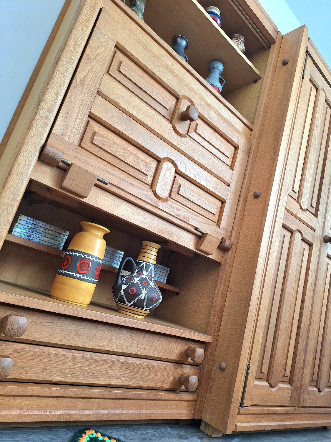 Guillerme et Chambron secretary cabinet, bar sideboard, office bookcase
