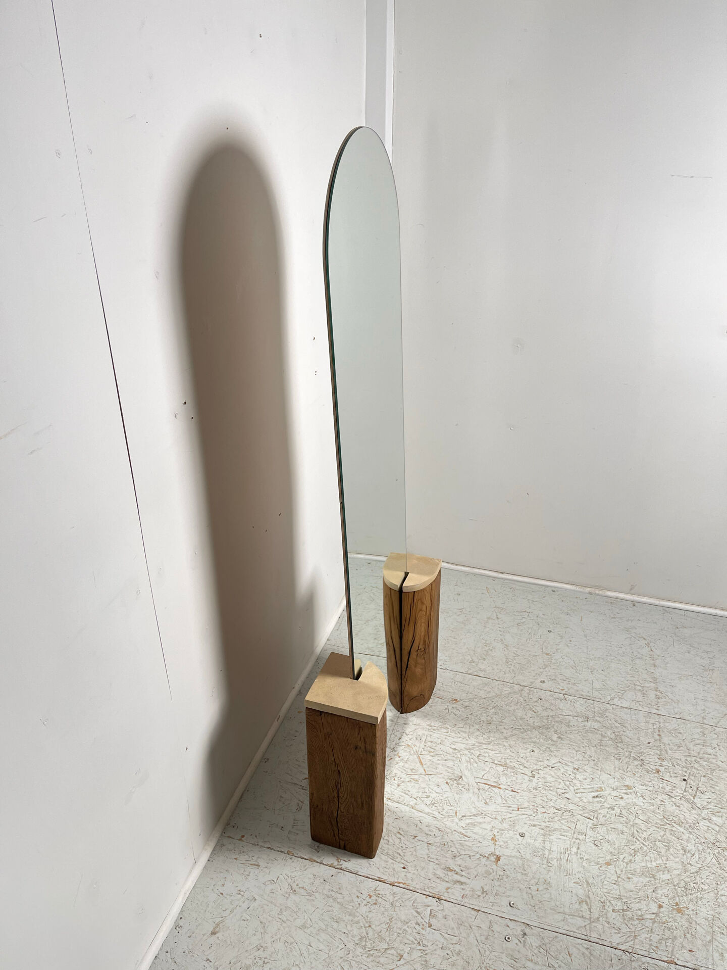 Grand miroir à poser