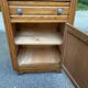 Art Deco commode confiturier from 1940 in solid oak.