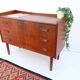 Teak chest of drawers in Danish style, 1960s/70s, retro/vintage style, dating from the mid-20th century.