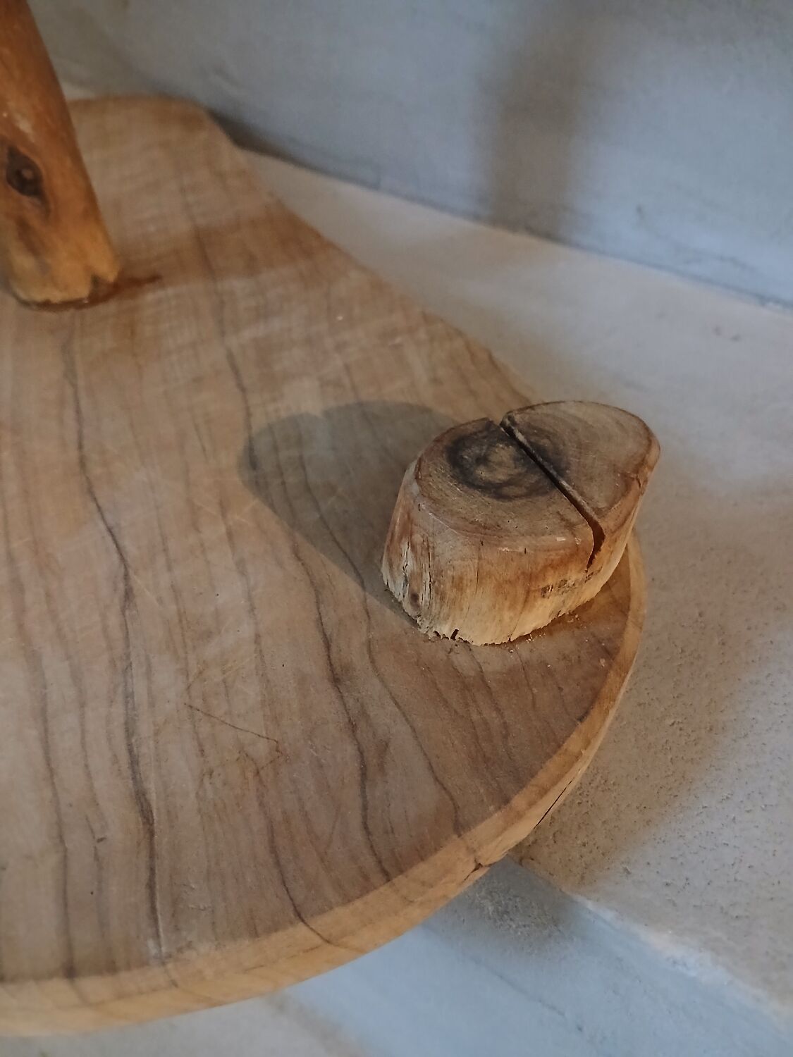 Wooden cheese board