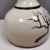 Large table lamp in ceramic by Danish Allan Hytholm 1980s.