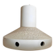 Lampe suspendue en céramique mate émaillée / années 1970
