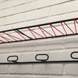 Coat rack of the 50s metal and scoubidou thread