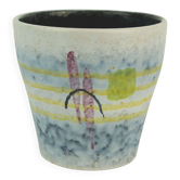 Plant pot mid century vintage 1950s abstract decor pastel colors no. 804/13