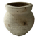 White clay pot