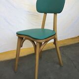Set of 5 colorful bistro chairs