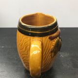 Former ceramic pitcher form tonneau decor vintage grape