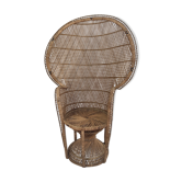 Fauteuil Emmanuelle en rotin