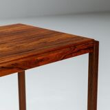 Sled legged pair of rosewood side tables mid-century Denmark 1960